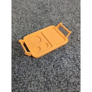 Vintage 1983 Mattel Barbie Poolside Serving Tray Orange Tray Only